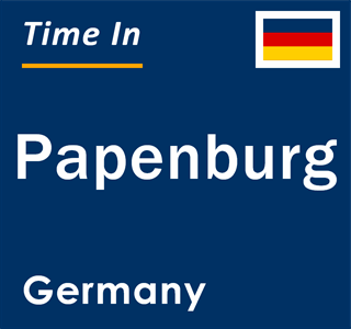 Current local time in Papenburg, Germany