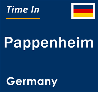 Current local time in Pappenheim, Germany