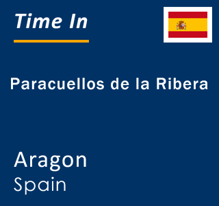 Current local time in Paracuellos de la Ribera, Aragon, Spain