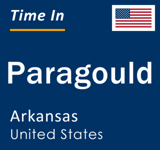 Current local time in Paragould, Arkansas, United States