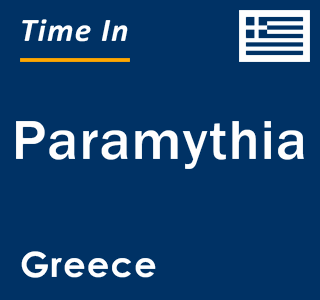 Current local time in Paramythia, Greece