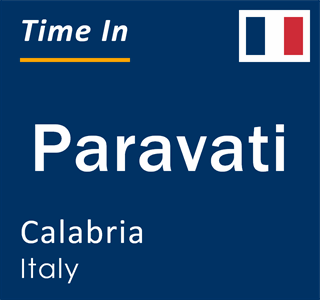 Current local time in Paravati, Calabria, Italy