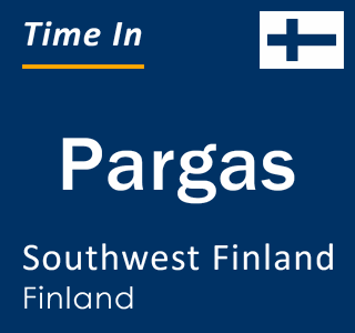 Current local time in Pargas, Southwest Finland, Finland