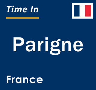 Current local time in Parigne, France