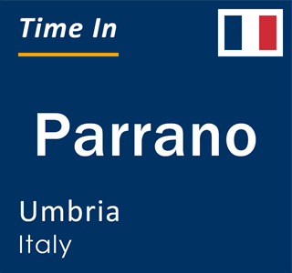 Current local time in Parrano, Umbria, Italy