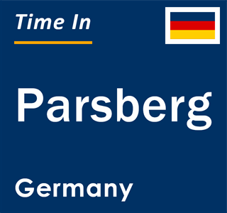 Current local time in Parsberg, Germany