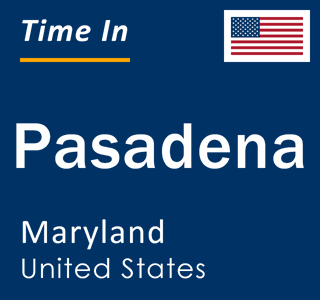 Current local time in Pasadena, Maryland, United States