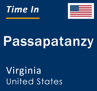 Current local time in Passapatanzy, Virginia, United States