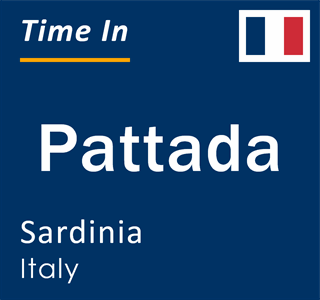 Current local time in Pattada, Sardinia, Italy