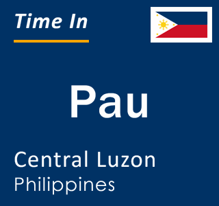 Current local time in Pau, Central Luzon, Philippines