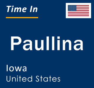 Current local time in Paullina, Iowa, United States