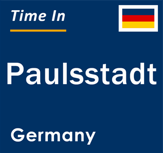 Current local time in Paulsstadt, Germany