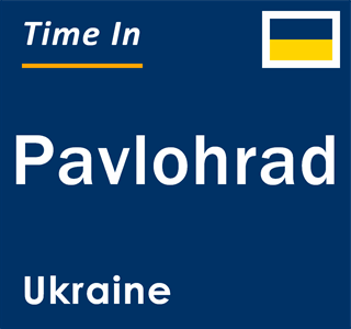 Current local time in Pavlohrad, Ukraine