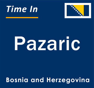 Current local time in Pazaric, Bosnia and Herzegovina