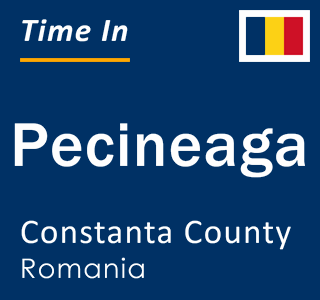 Current local time in Pecineaga, Constanta County, Romania