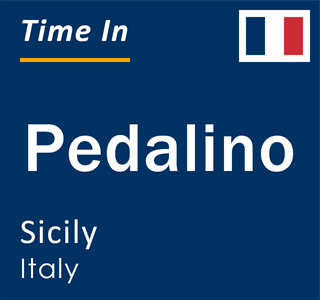 Current local time in Pedalino, Sicily, Italy