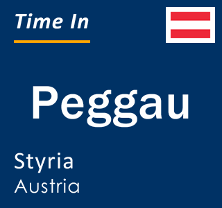 Current local time in Peggau, Styria, Austria