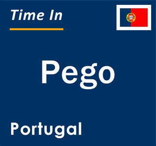 Current local time in Pego, Portugal