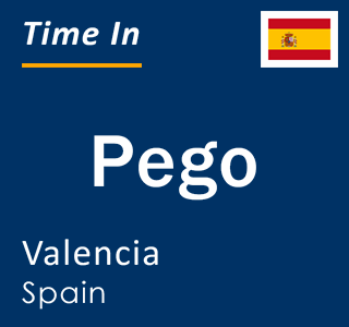 Current local time in Pego, Valencia, Spain