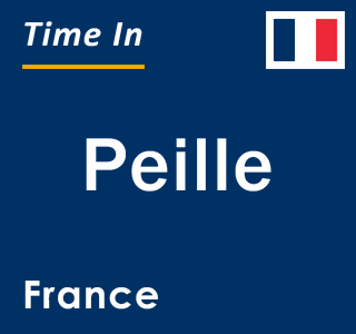 Current local time in Peille, France