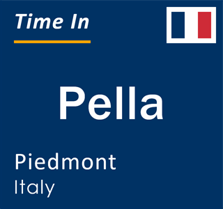 Current local time in Pella, Piedmont, Italy