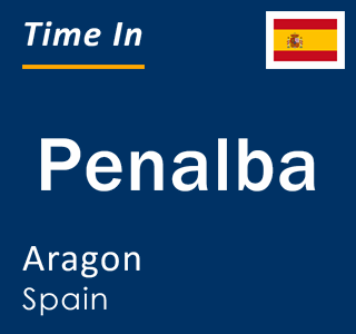 Current local time in Penalba, Aragon, Spain