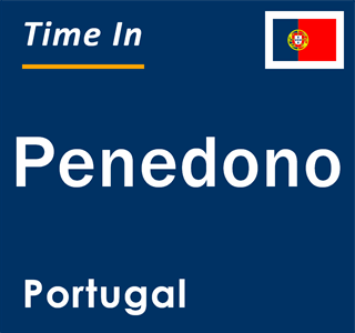 Current local time in Penedono, Portugal