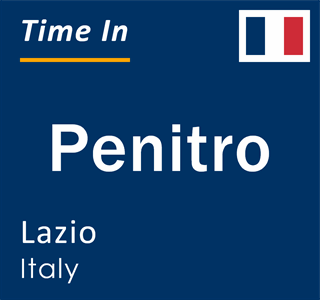 Current local time in Penitro, Lazio, Italy