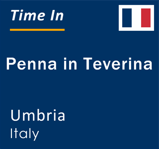 Current local time in Penna in Teverina, Umbria, Italy