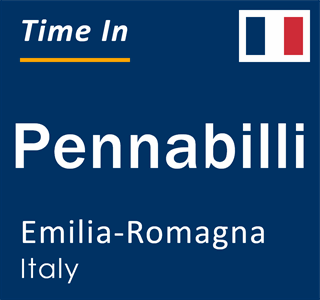 Current local time in Pennabilli, Emilia-Romagna, Italy