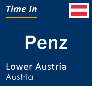 Current local time in Penz, Lower Austria, Austria