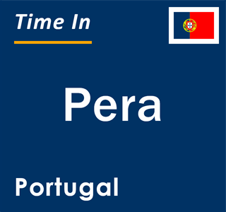 Current local time in Pera, Portugal