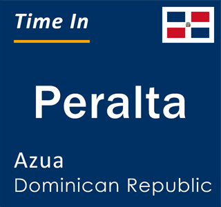 Current local time in Peralta, Azua, Dominican Republic