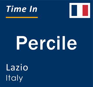 Current local time in Percile, Lazio, Italy