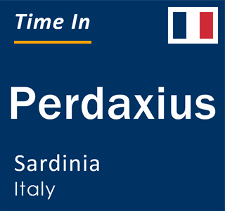 Current local time in Perdaxius, Sardinia, Italy