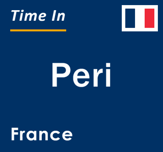 Current local time in Peri, France