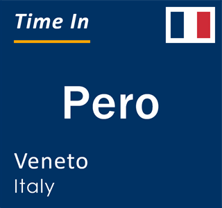 Current local time in Pero, Veneto, Italy