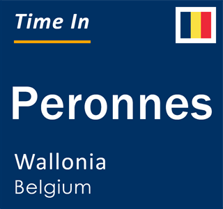 Current local time in Peronnes, Wallonia, Belgium