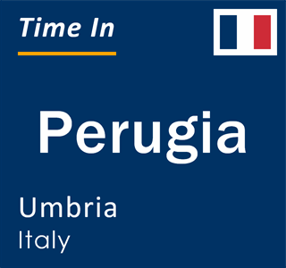 Current local time in Perugia, Umbria, Italy