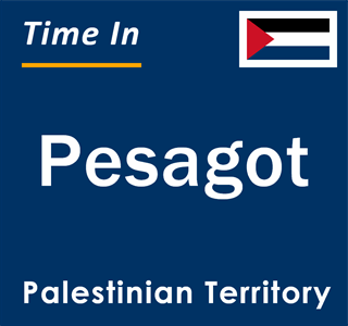 Current local time in Pesagot, Palestinian Territory