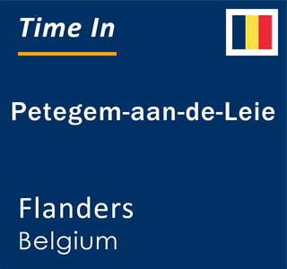 Current local time in Petegem-aan-de-Leie, Flanders, Belgium