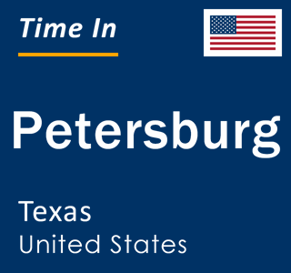 Current local time in Petersburg, Texas, United States