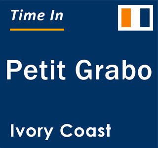 Current local time in Petit Grabo, Ivory Coast