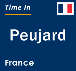 Current local time in Peujard, France