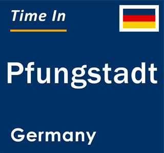 Current local time in Pfungstadt, Germany