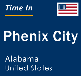 Current local time in Phenix City, Alabama, United States