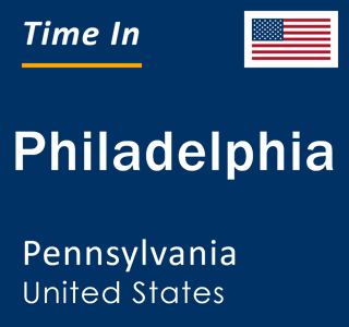 Current local time in Philadelphia, Pennsylvania, United States