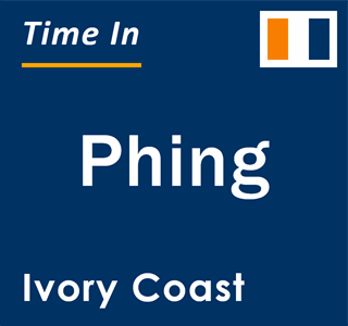 Current local time in Phing, Ivory Coast