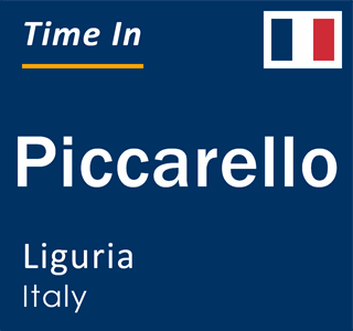 Current local time in Piccarello, Liguria, Italy