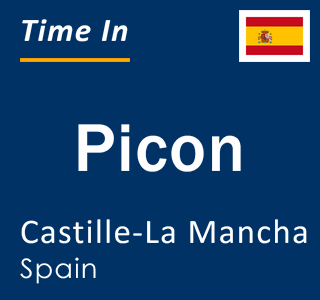 Current local time in Picon, Castille-La Mancha, Spain